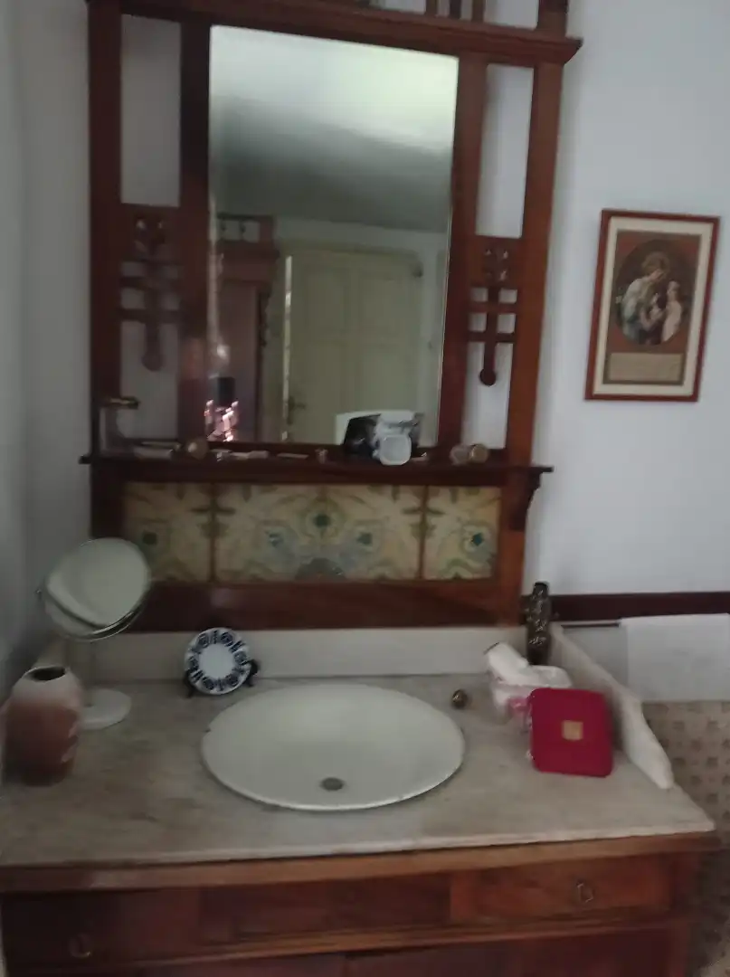 Bany de Casa adosada en venda en A Fonsagrada  amb Jardí privat, Moblat i Balcó