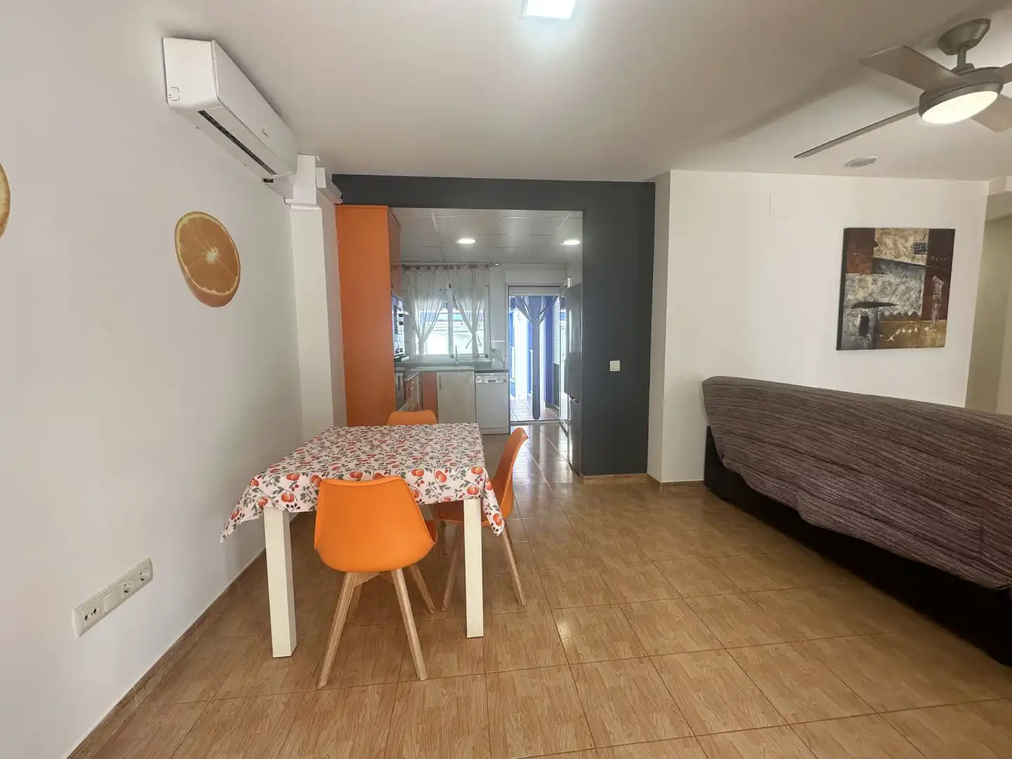 Living room of Houses for rent in Chilches / Xilxes  with Air Conditioner, Heating and Terrace
