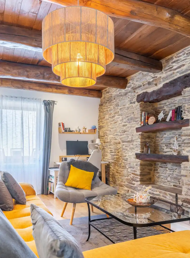 Sala de estar de Casa o chalet en venta en Lugo con Calefacción, Jardín privado y Jacuzzi