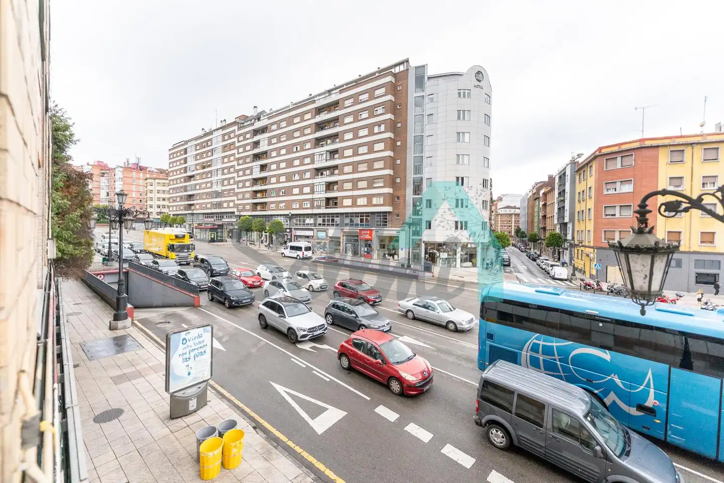 Exterior view of Flat for rent in Oviedo   with Heating, Parquet flooring and Storage room