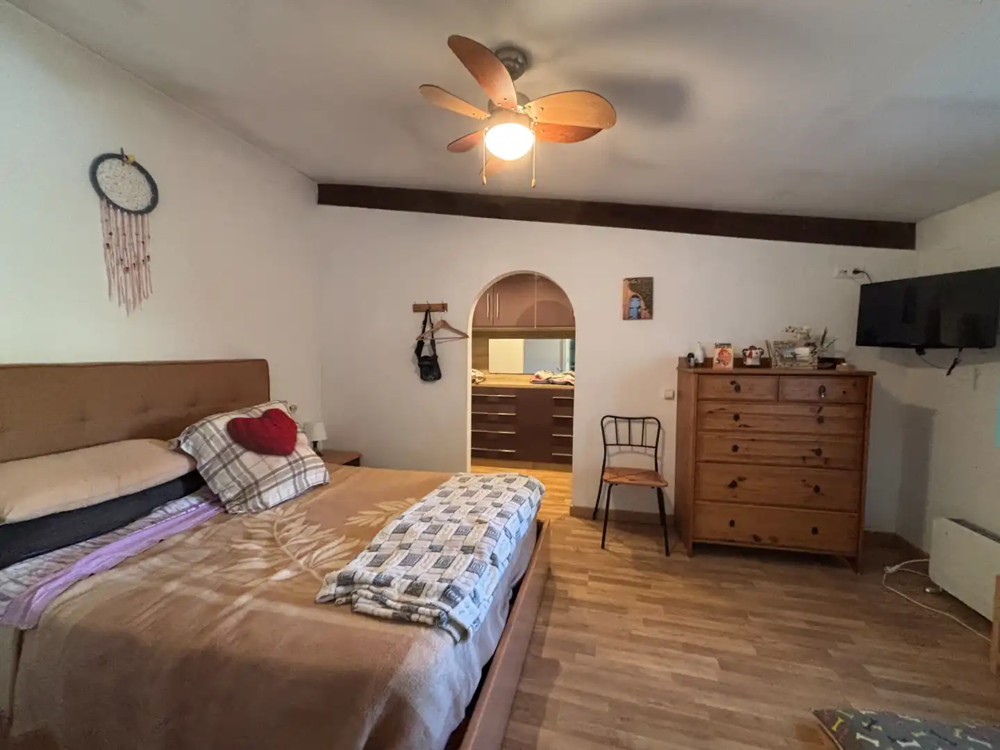 Dormitori de Casa o xalet en venda en Benissanet amb Aire condicionat, Jardí privat i Terrassa