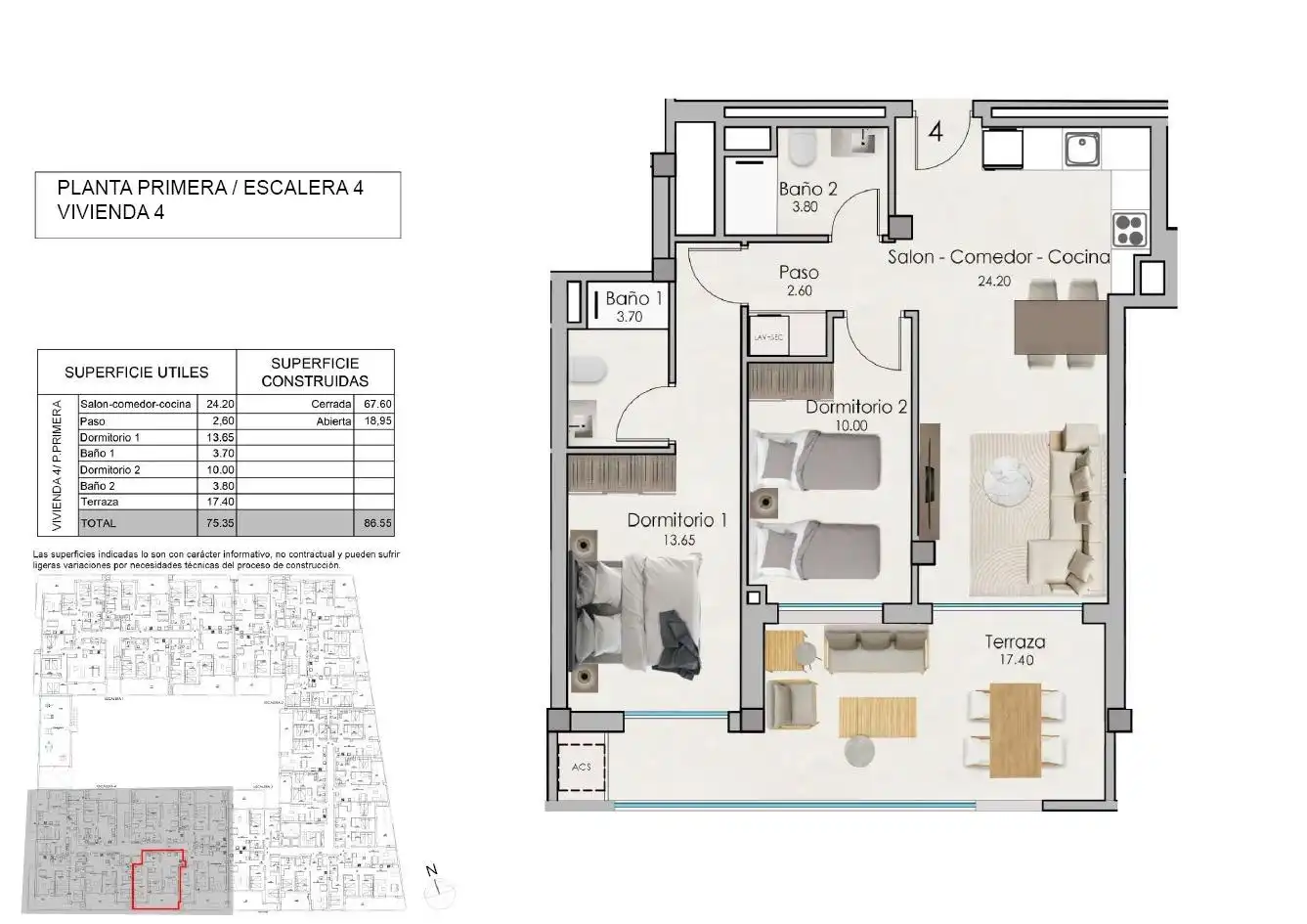 Piso con piscina en venta en Santa Pola ciudad, imagen 8