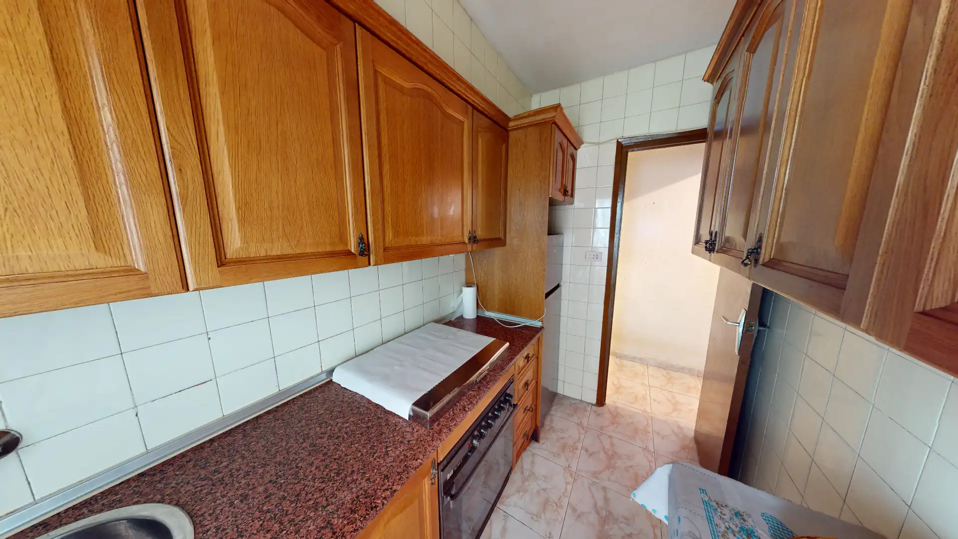 Küche von Wohnung zum Verkauf in Alicante / Alacant mit Balkon