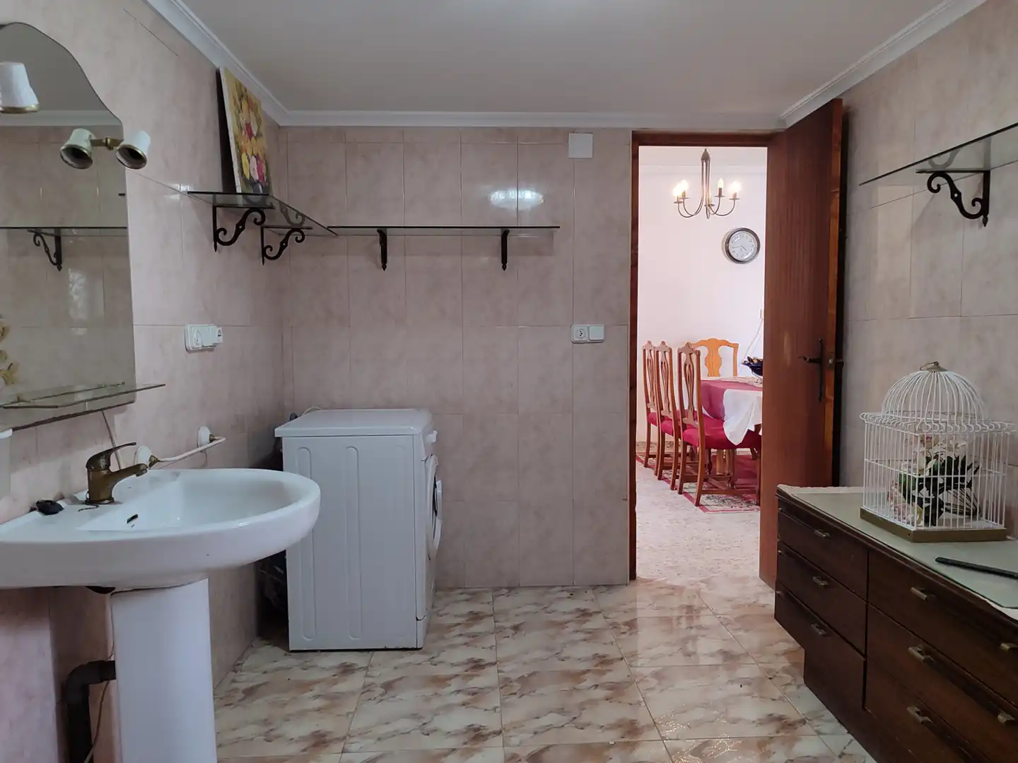 Cuina de Casa o xalet en venda en Elche / Elx amb Jardí privat, Traster i Moblat
