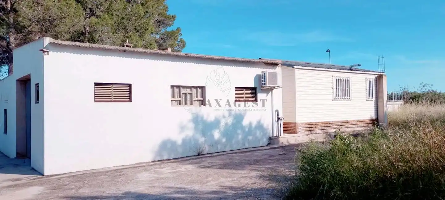 Vista exterior de Finca rústica en venta en Aldover con Terraza y Piscina