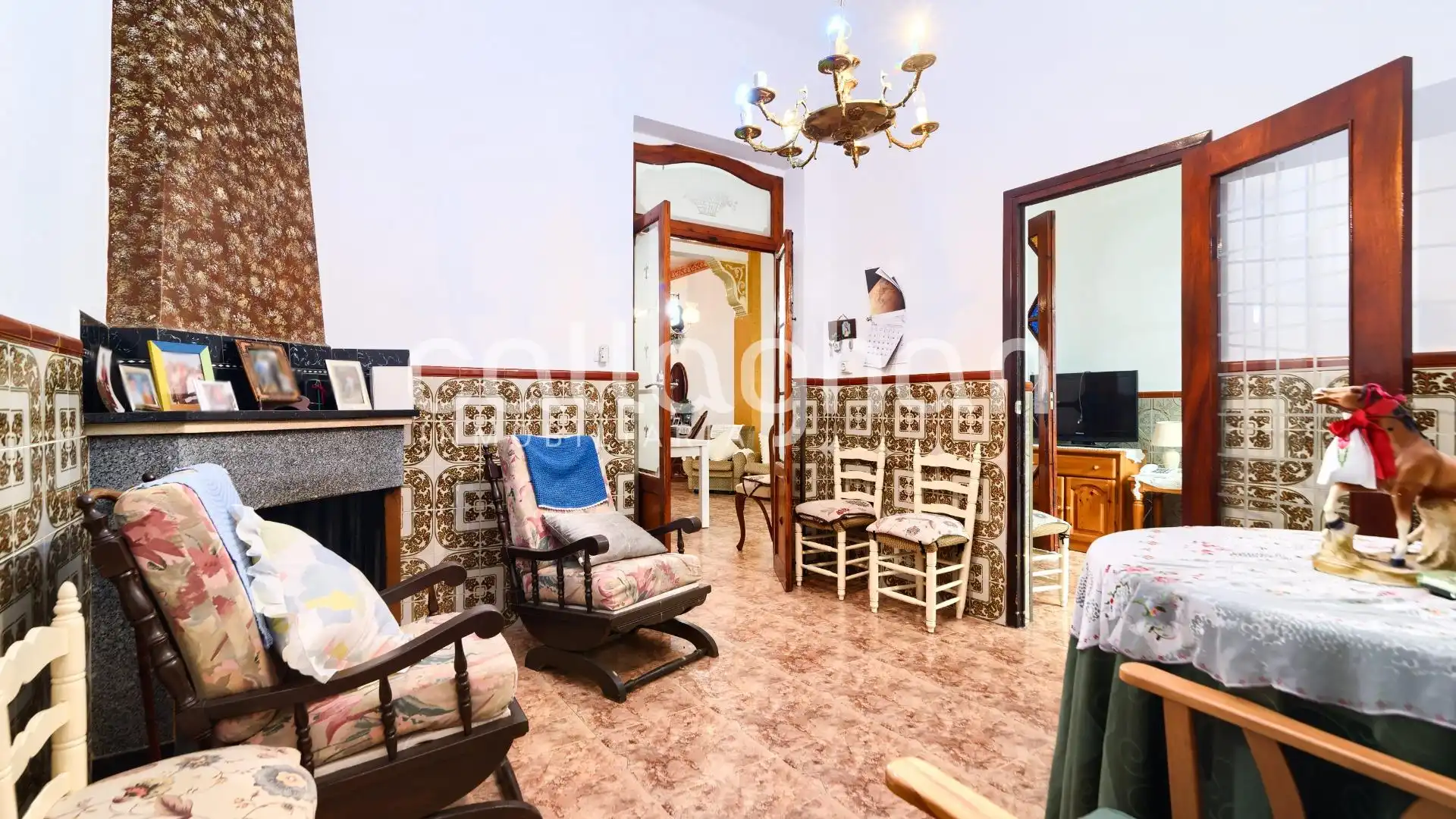 Sala de estar de Casa o chalet en venta en Alcàntera de Xúquer con Aire acondicionado, Calefacción y Terraza