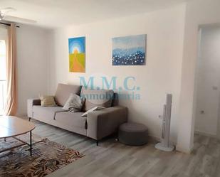 Living room of Flat for sale in  Almería Capital  with Heating, Terrace and Community pool