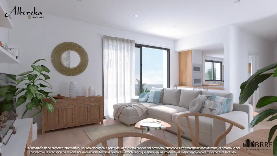 Sala de estar de Piso en venta en Murcia con Aire acondicionado y Piscina