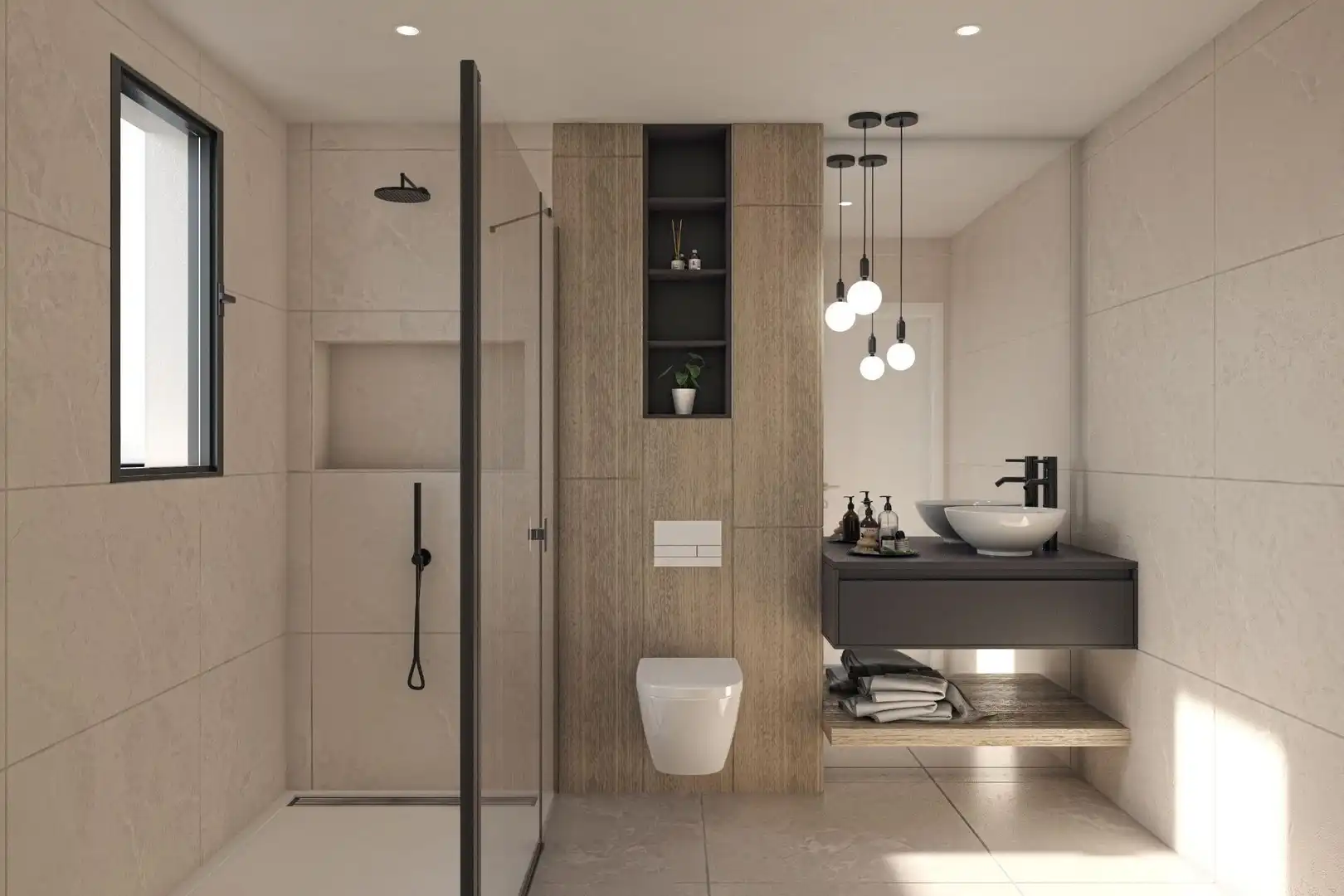 Baño de Apartamento en venta en Alhama de Murcia con Aire acondicionado, Jardín privado y Terraza