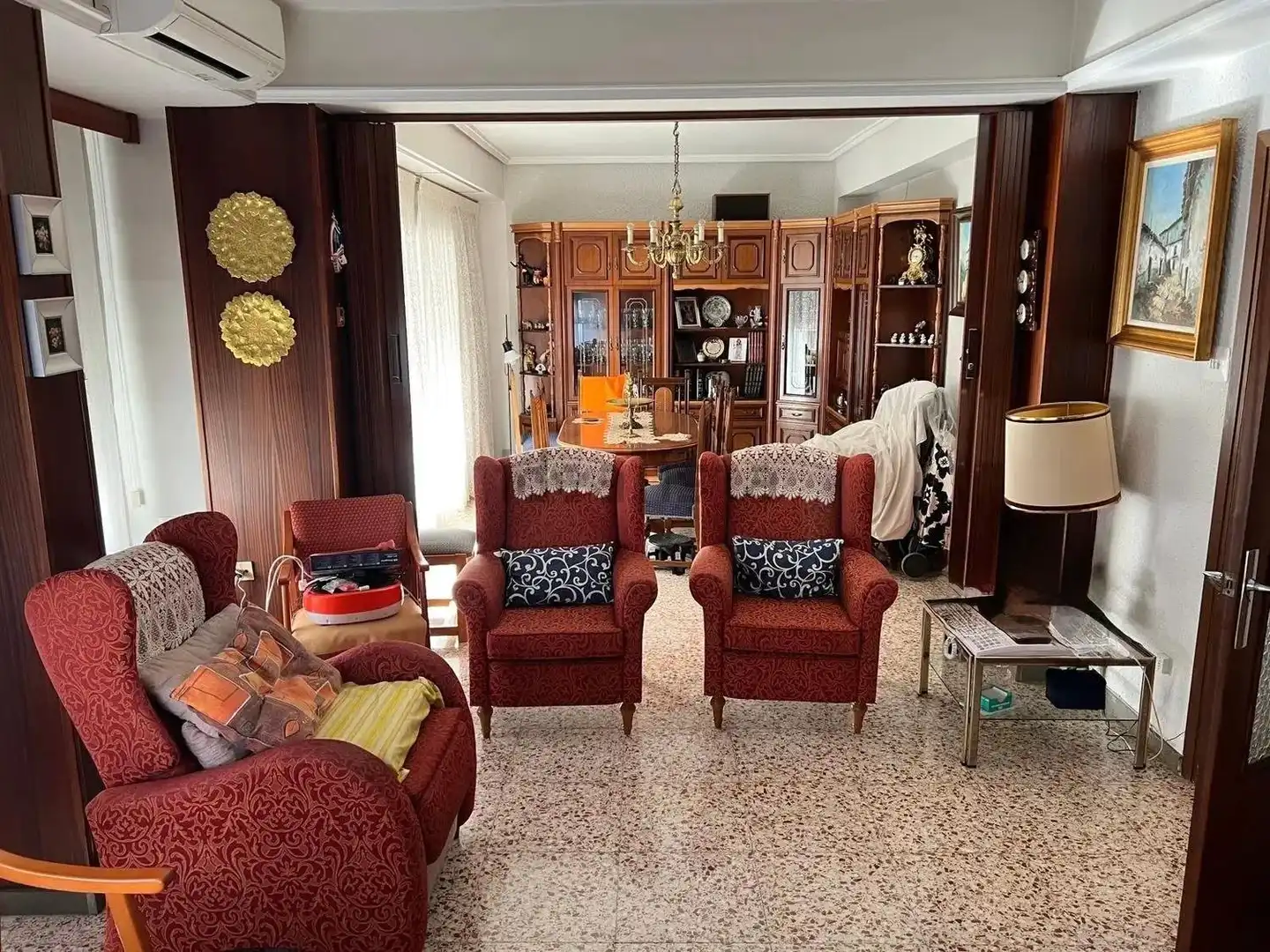 Sala de estar de Piso en venta en Alcoy / Alcoi con Aire acondicionado, Calefacción y Trastero