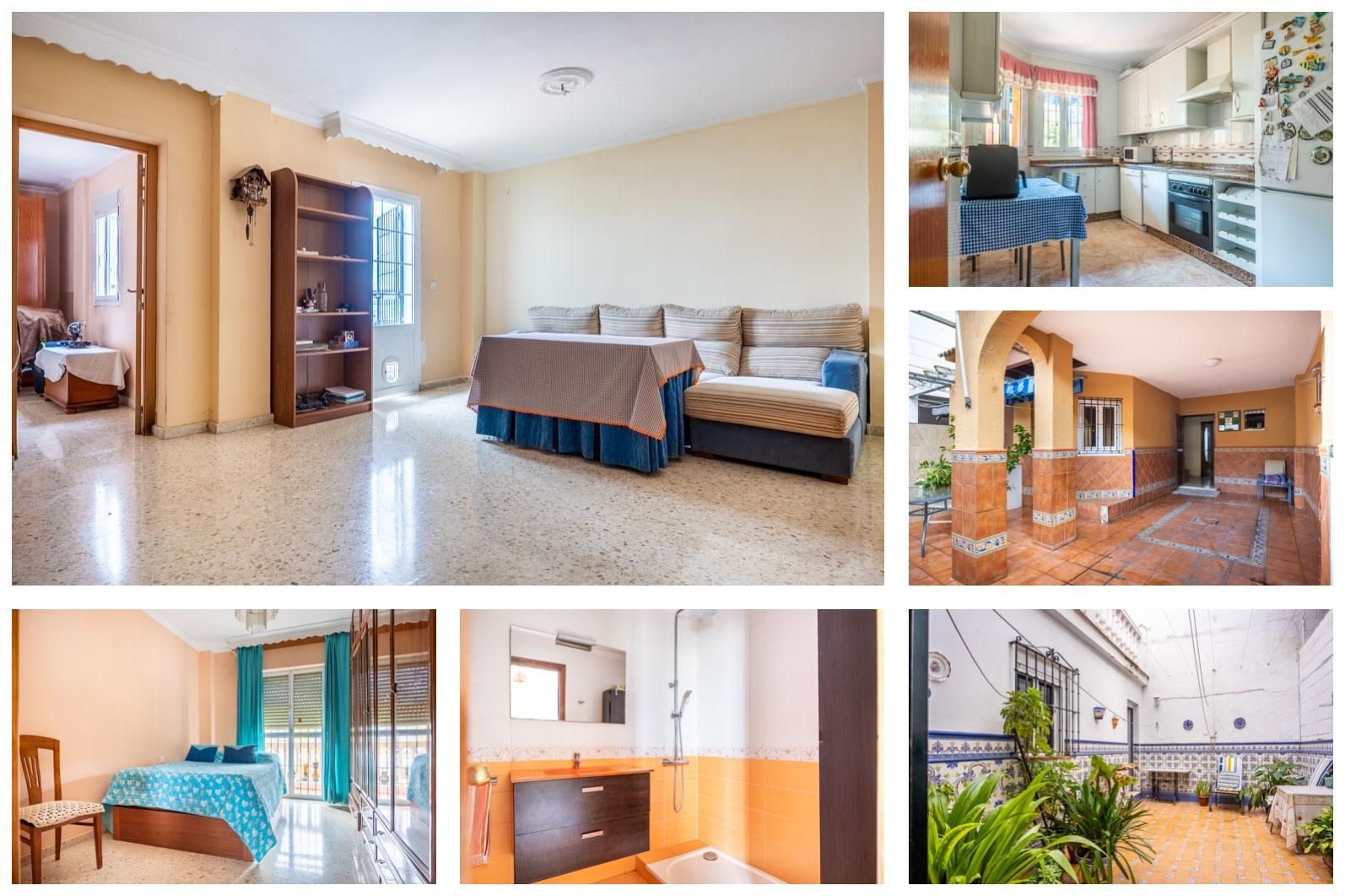 Vista exterior de Casa adosada en venda en Dos Hermanas amb Aire condicionat, Terrassa i Traster