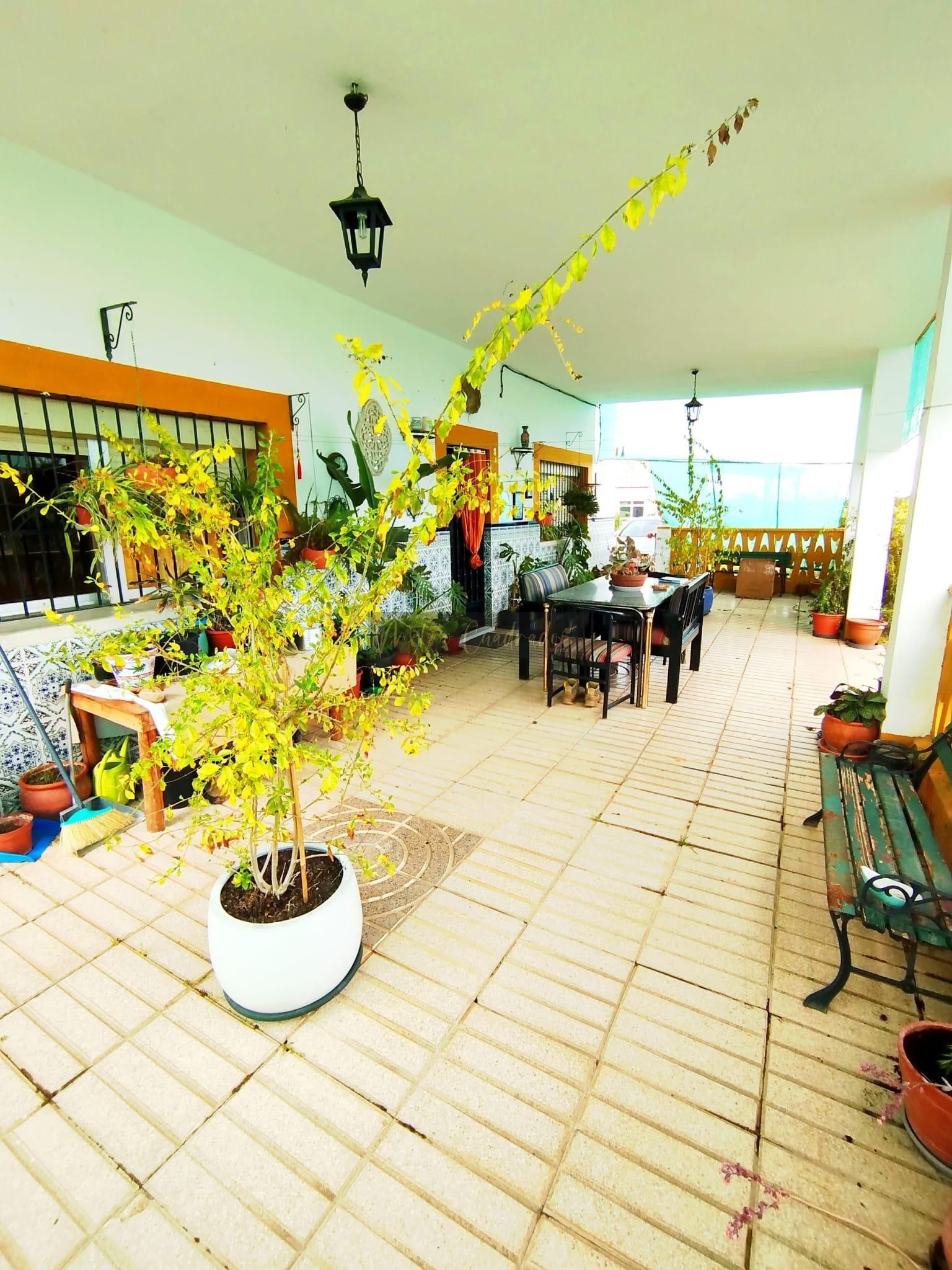 Terrace of Country house for sale in Valverde de Mérida  with Air Conditioner, Storage room and Swimming Pool