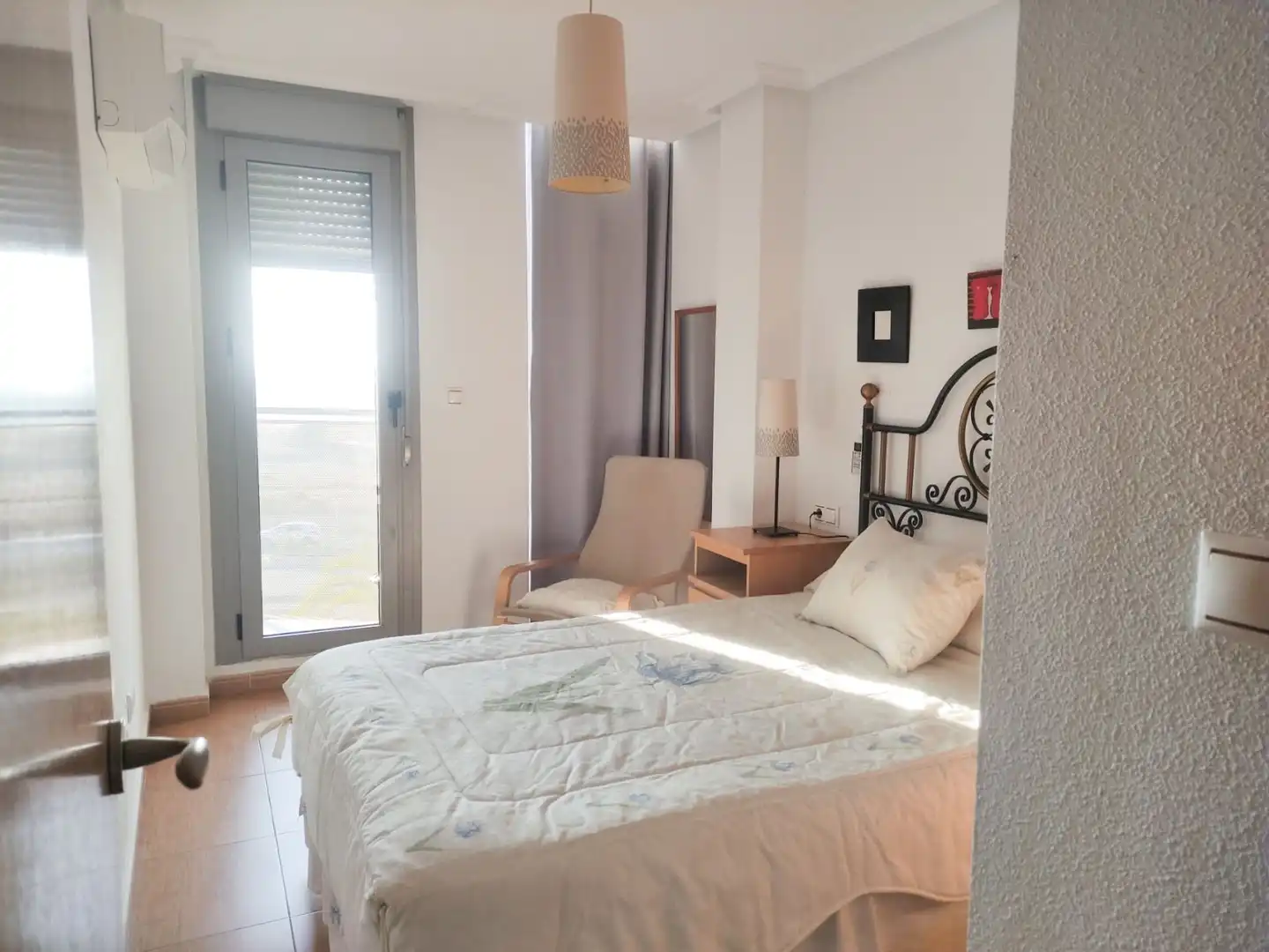 Bedroom of Flat for rent in Torrevieja  with Air Conditioner, Heating and Terrace