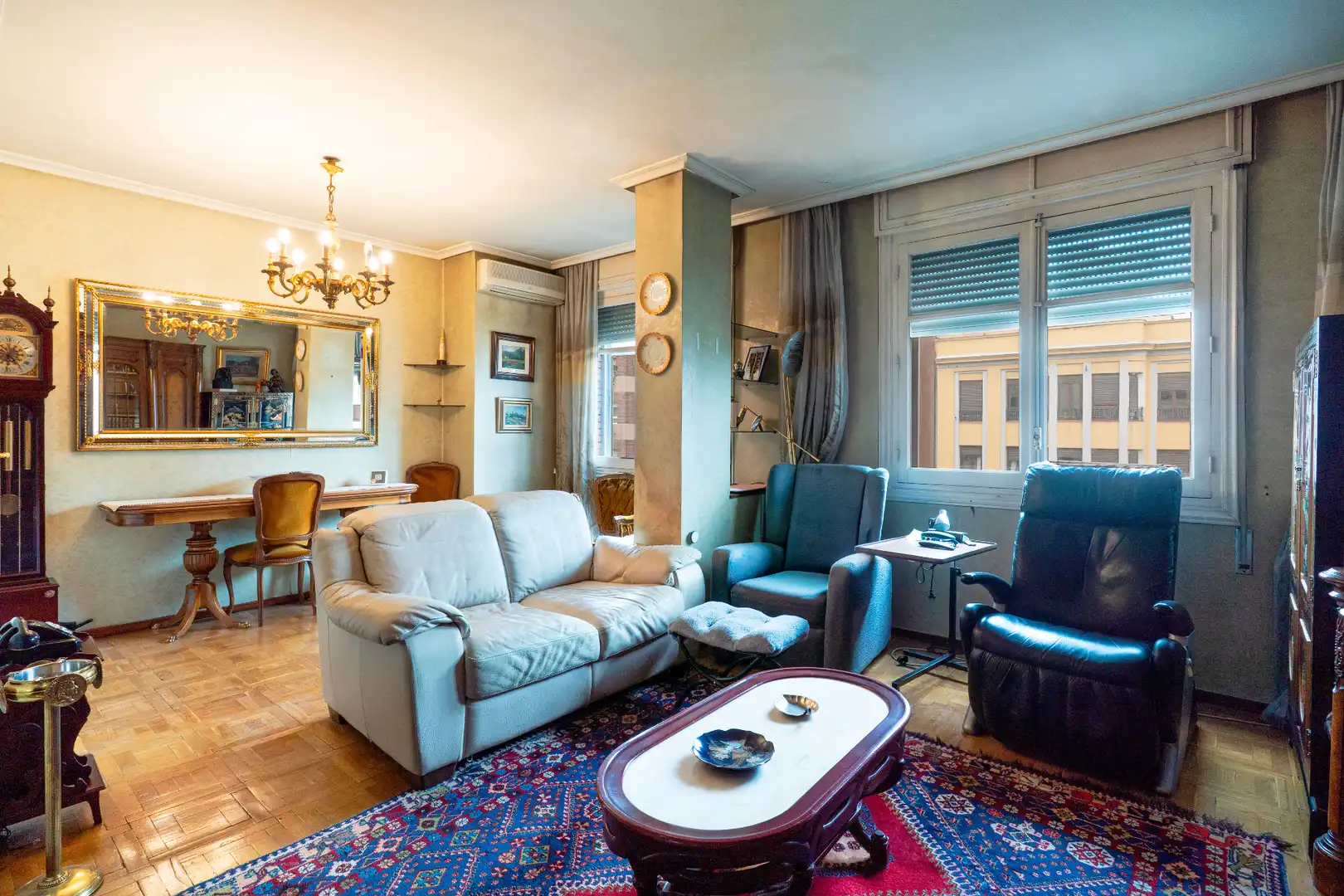 Wohnzimmer von Wohnung zum Verkauf in Madrid mit Heizung, Parkett und Abstellraum