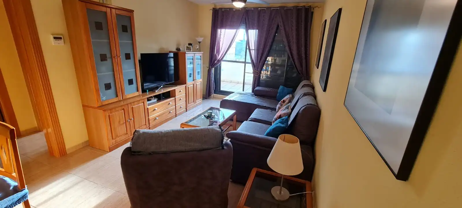Living room of Flat for sale in Roquetas de Mar  with Terrace and Community pool