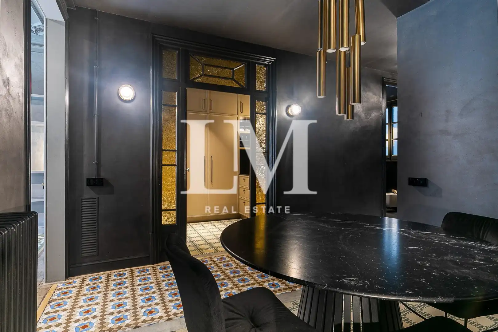 Cocina de Apartamento de alquiler en Barcelona con Aire acondicionado, Calefacción y Terraza
