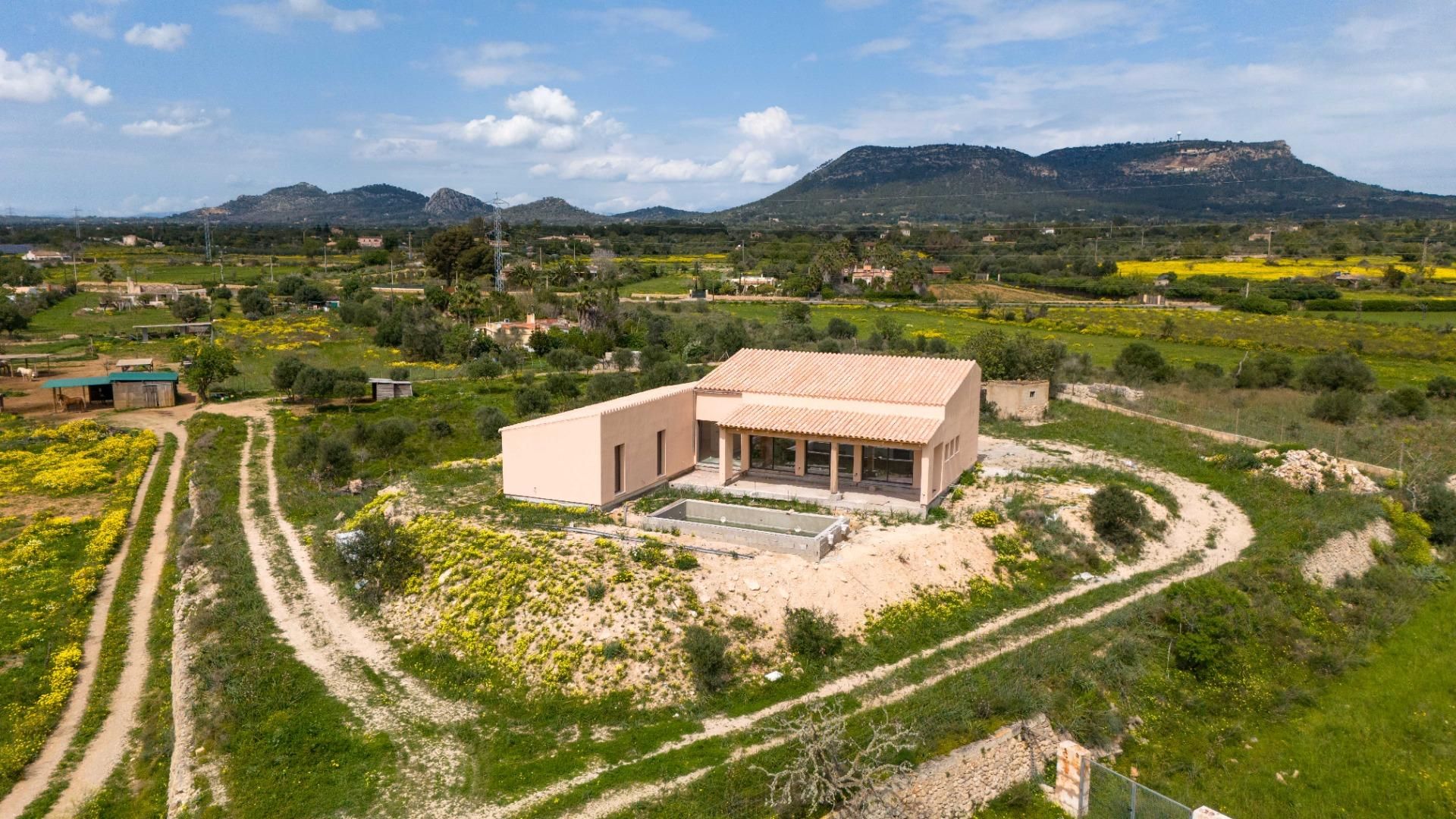 Exterior view of Single-family semi-detached for sale in Llucmajor  with Heating, Private garden and Terrace