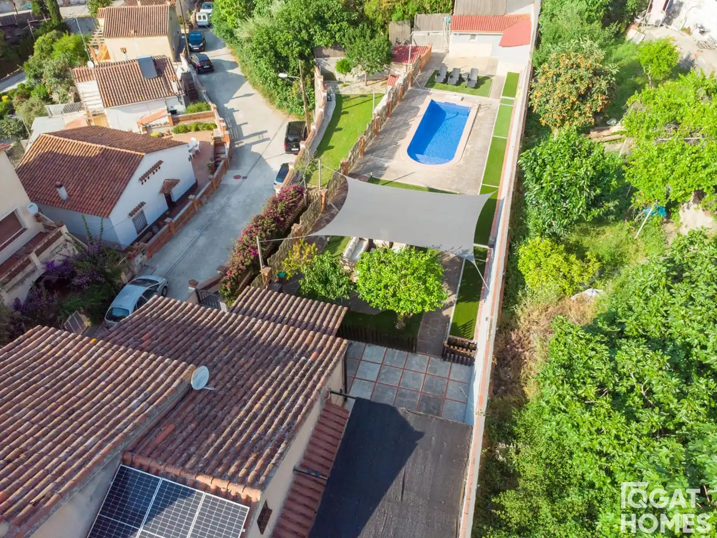 Vista exterior de Casa o xalet en venda en Sant Cugat del Vallès amb Aire condicionat, Calefacció i Terrassa