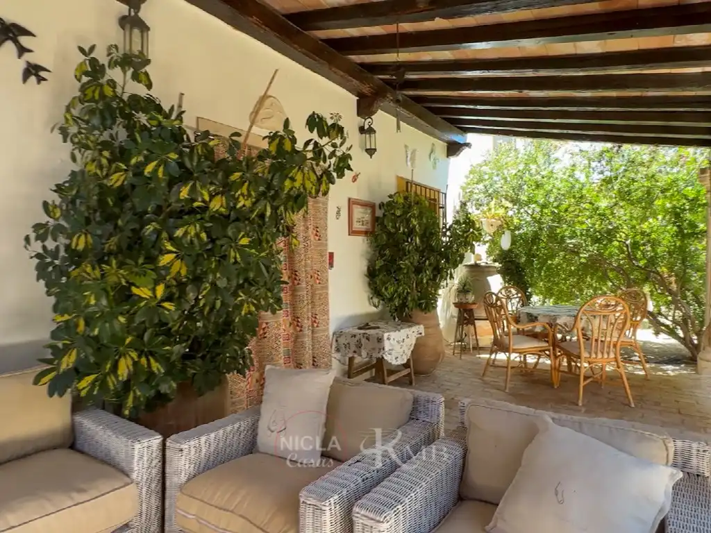 Terrace of Houses for sale in Vélez-Blanco  with Air Conditioner, Terrace and Swimming Pool