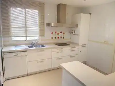 Kitchen of Flat for sale in Tomares  with Air Conditioner, Terrace and Community pool