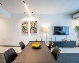 Dining room of Flat to rent in  Madrid Capital  with Air Conditioner