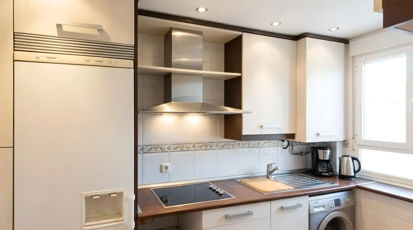 Kitchen of Flat for sale in Fuenlabrada  with Air Conditioner, Heating and Furnished