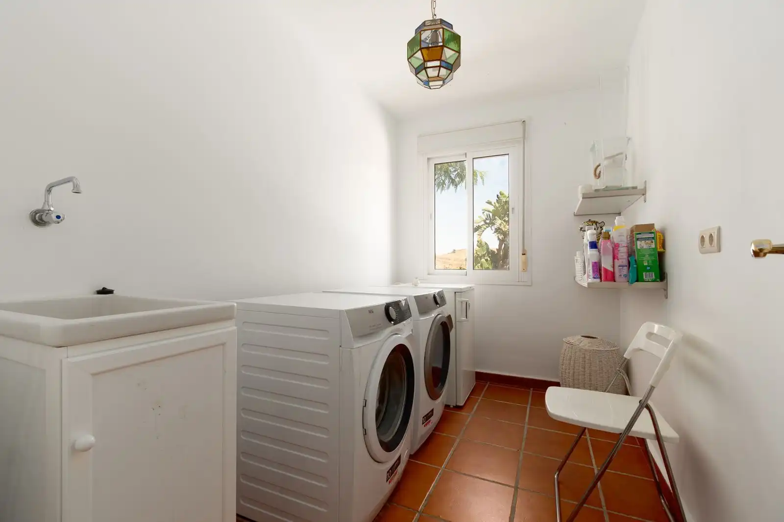 Garten von Einfamilien-Reihenhaus zum Verkauf in Mijas mit Klimaanlage, Terrasse und Abstellraum