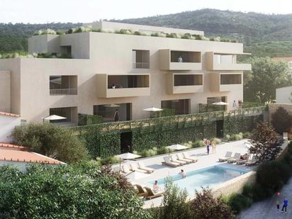 Exterior view of Flat for sale in Cabrera de Mar  with Air Conditioner, Terrace and Swimming Pool