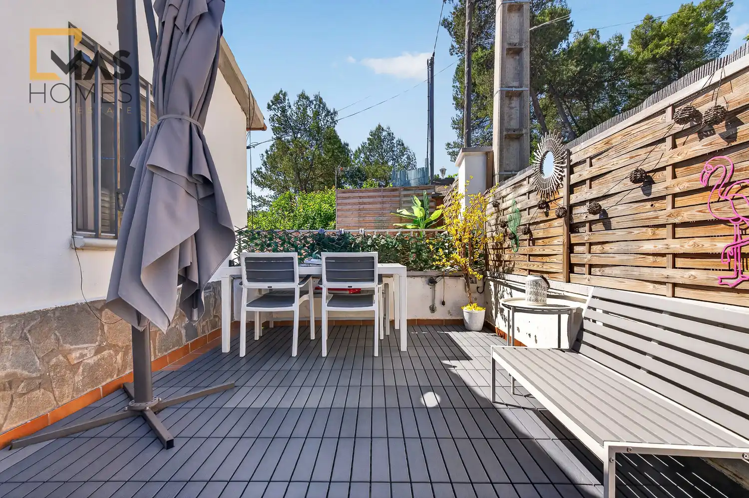 Terrassa de Casa o xalet en venda en Vacarisses amb Aire condicionat, Calefacció i Jardí privat