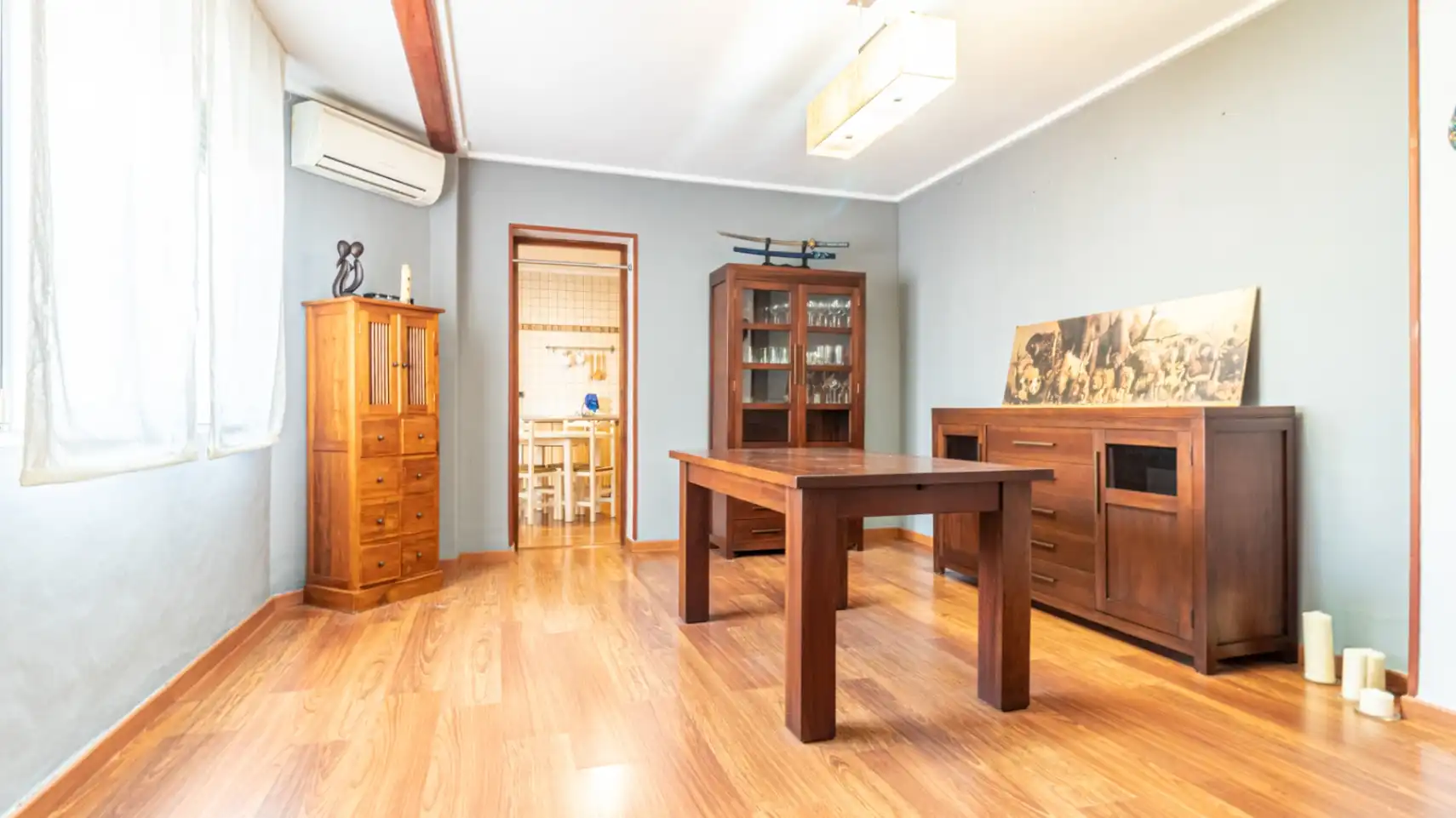 Esszimmer von Wohnung zum Verkauf in Gata de Gorgos mit Klimaanlage, Heizung und Terrasse