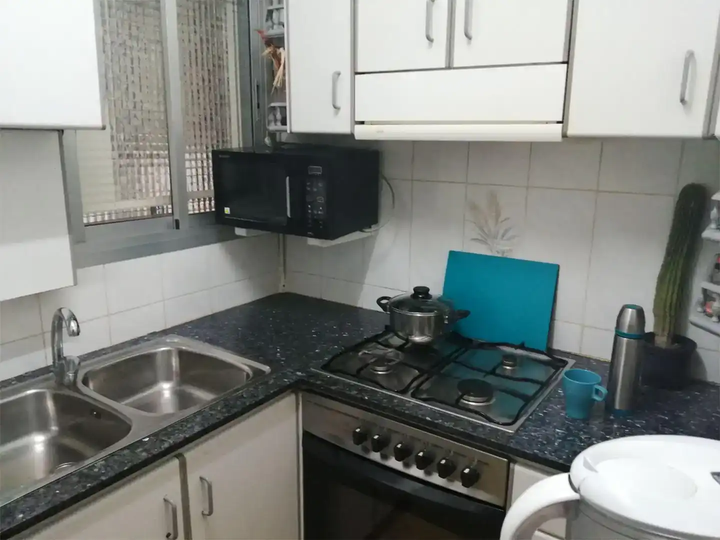 Kitchen of Flat for share in Barcelona  with Furnished