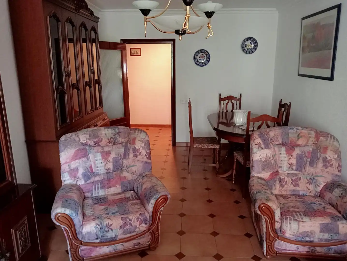 Dining room of Flat for rent in Sevilla  with Air Conditioner, Terrace and Furnished