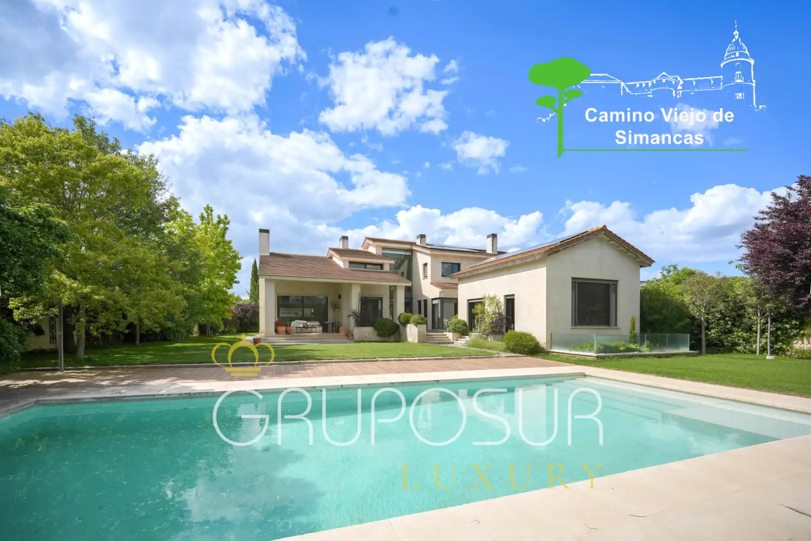 Exterior view of Houses for sale in Simancas  with Air Conditioner, Heating and Private garden