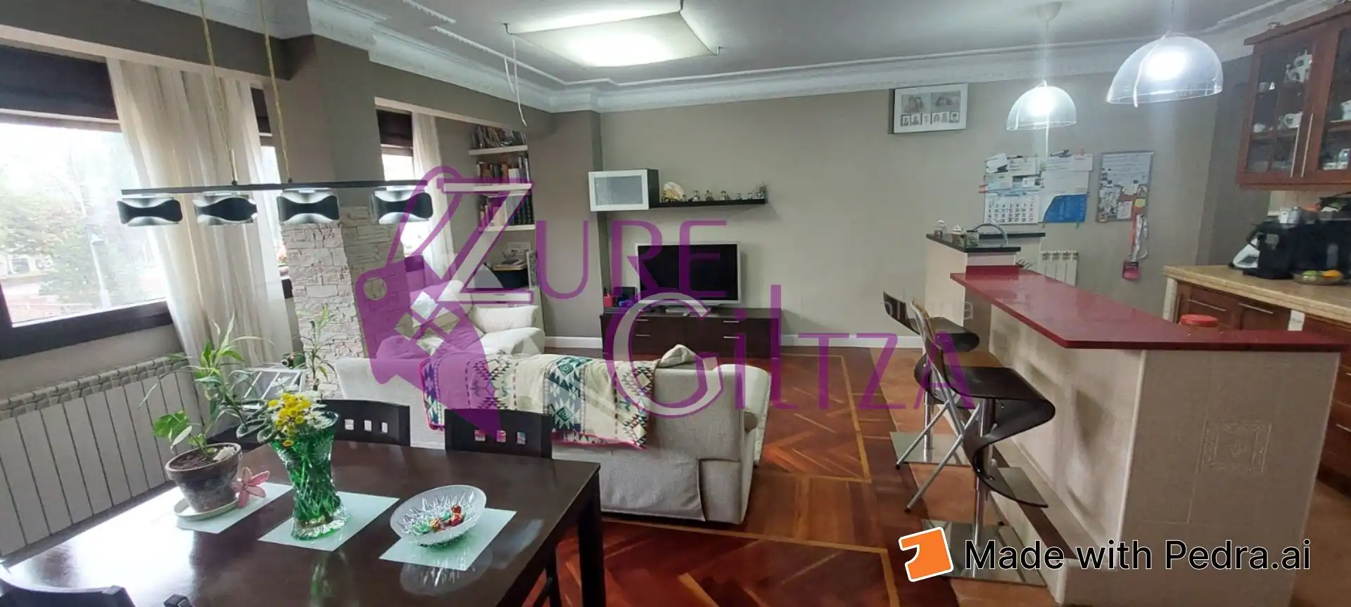 Sala de estar de Piso en venta en Durango con Calefacción, Trastero y Amueblado