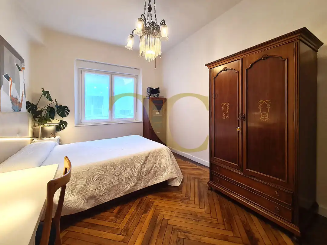 Bedroom of Flat for sale in Gijón   with Heating and Terrace