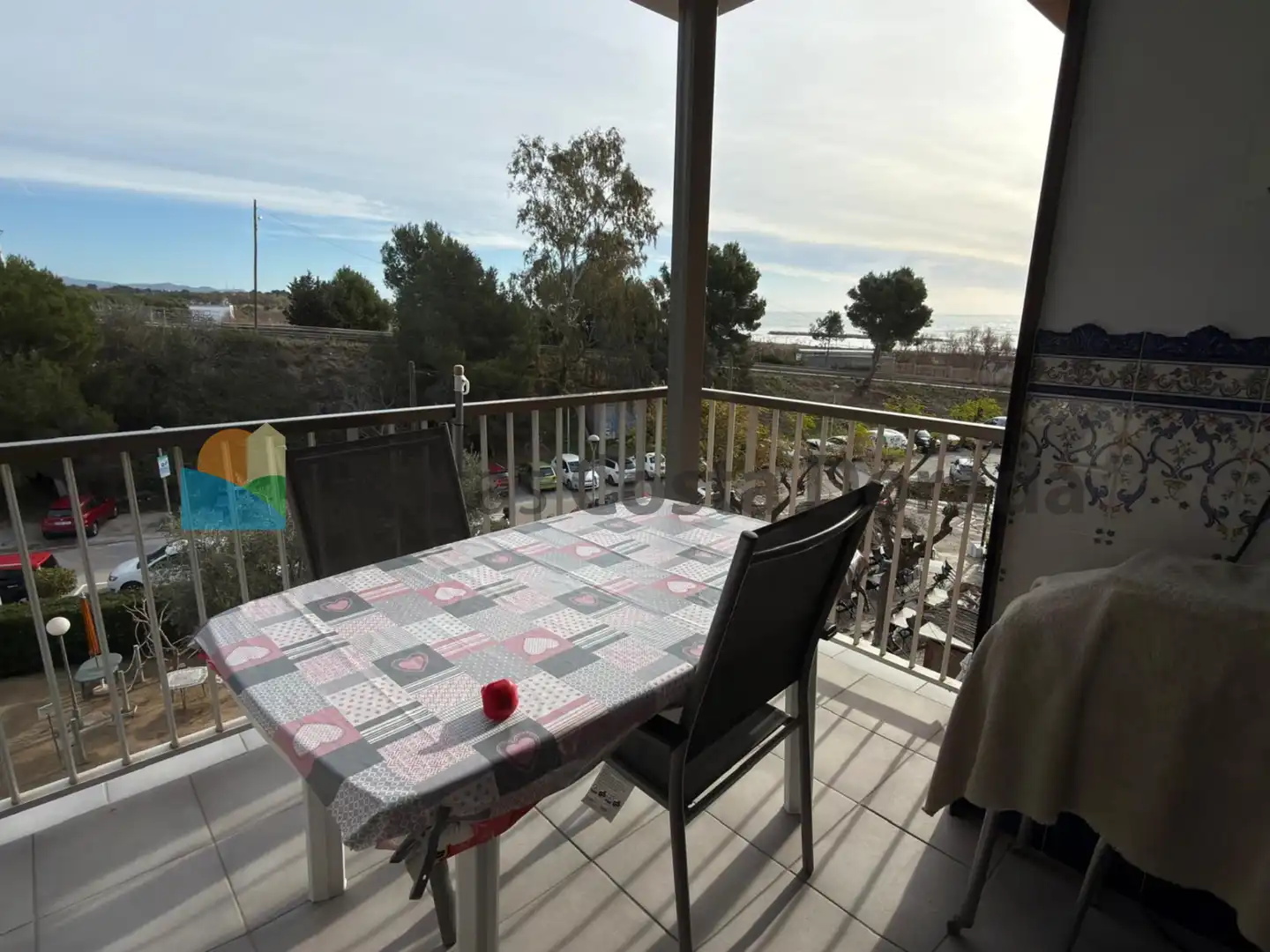 Terraza de Apartamento en venta en Vilanova i la Geltrú con Terraza, Amueblado y Horno