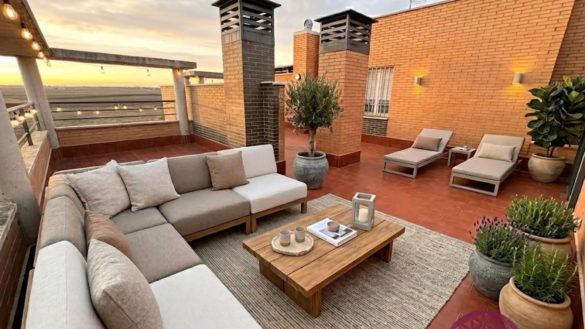 Terrace of Attic for sale in Parla  with Heating, Parquet flooring and Terrace