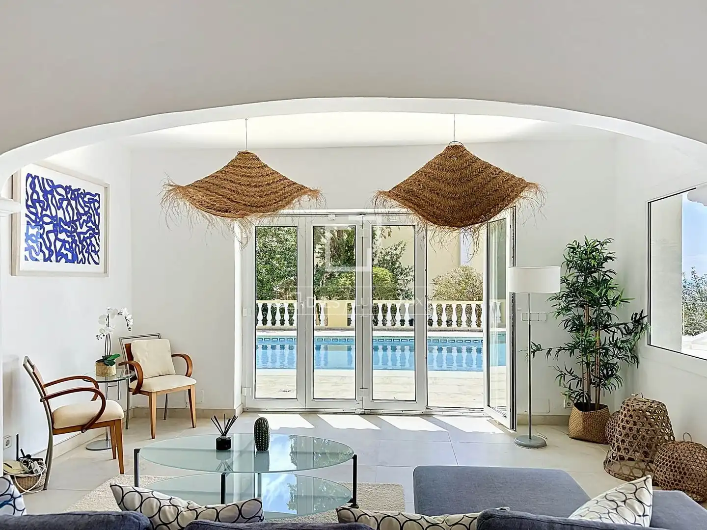 Sala d'estar de Casa o xalet en venda en Alaior amb Aire condicionat, Calefacció i Jardí privat