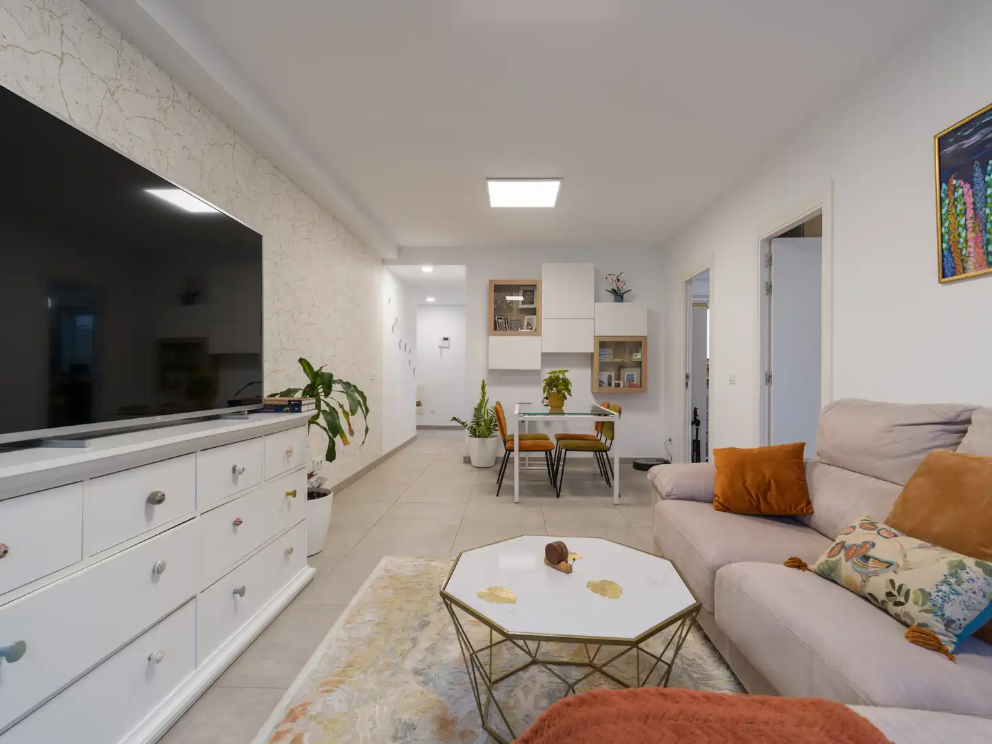 Sala de estar de Piso en venta en Las Palmas de Gran Canaria con Terraza, Trastero y Amueblado