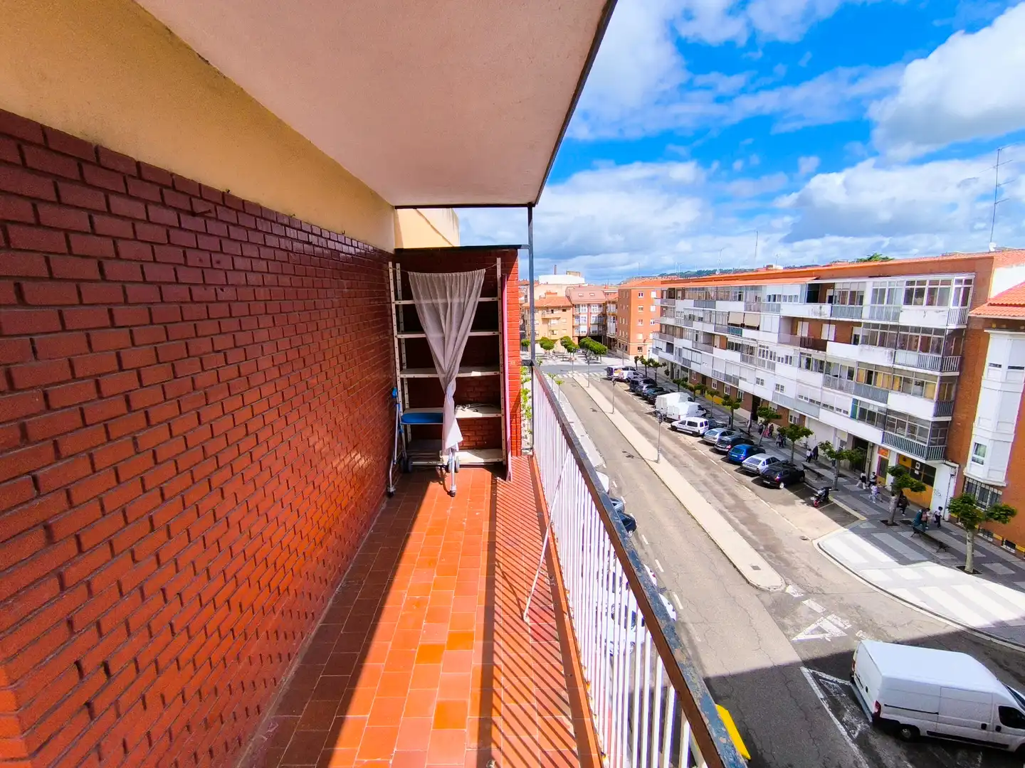 Balcony of Flat for sale in Palencia  with Heating, Parquet flooring and Terrace