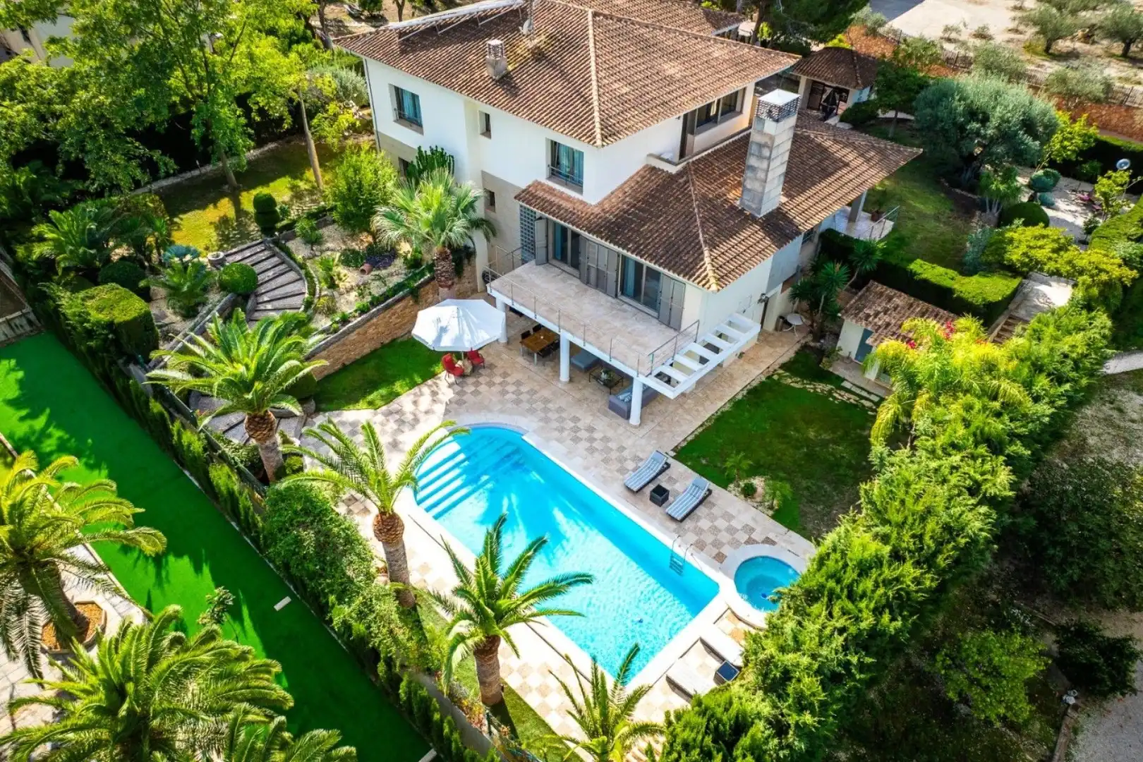 Vista exterior de Casa o xalet en venda en Molina de Segura amb Aire condicionat, Calefacció i Jardí privat