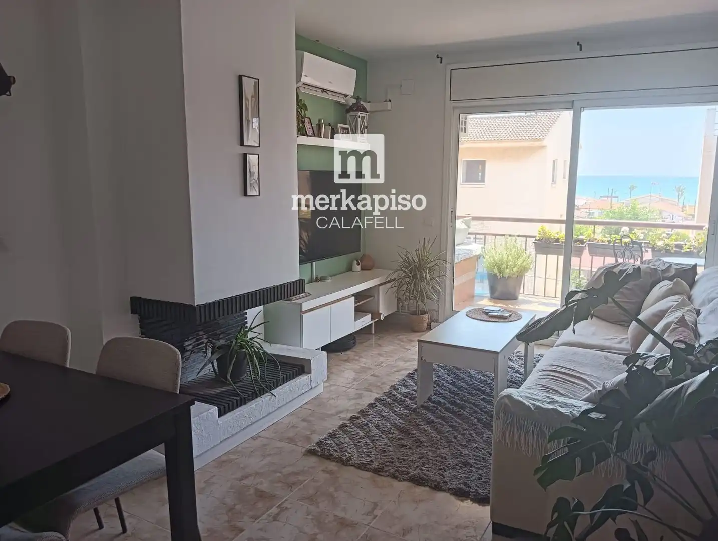 Sala de estar de Piso en venta en Cunit con Aire acondicionado, Calefacción y Terraza