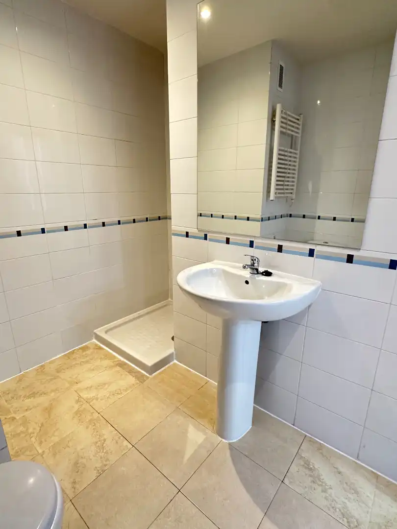 Bathroom of Flat for rent in Madrid  with Air Conditioner, Heating and Storage room