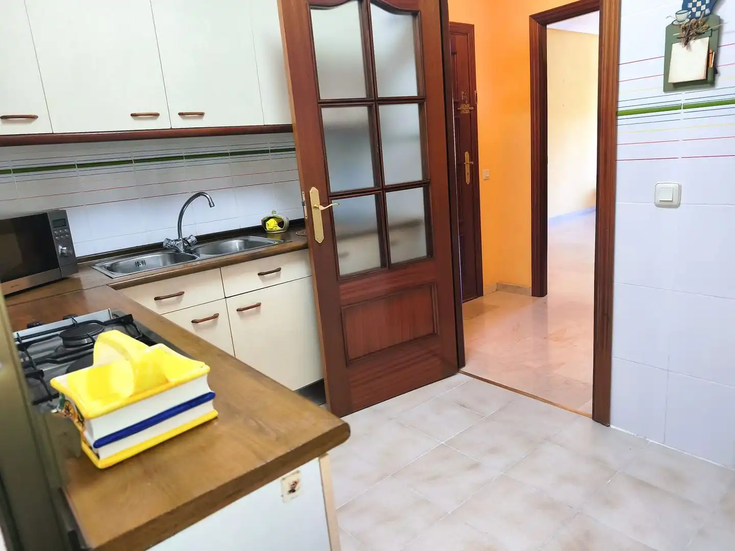 Cocina de Apartamento en venta en Ciudad Real con Balcón