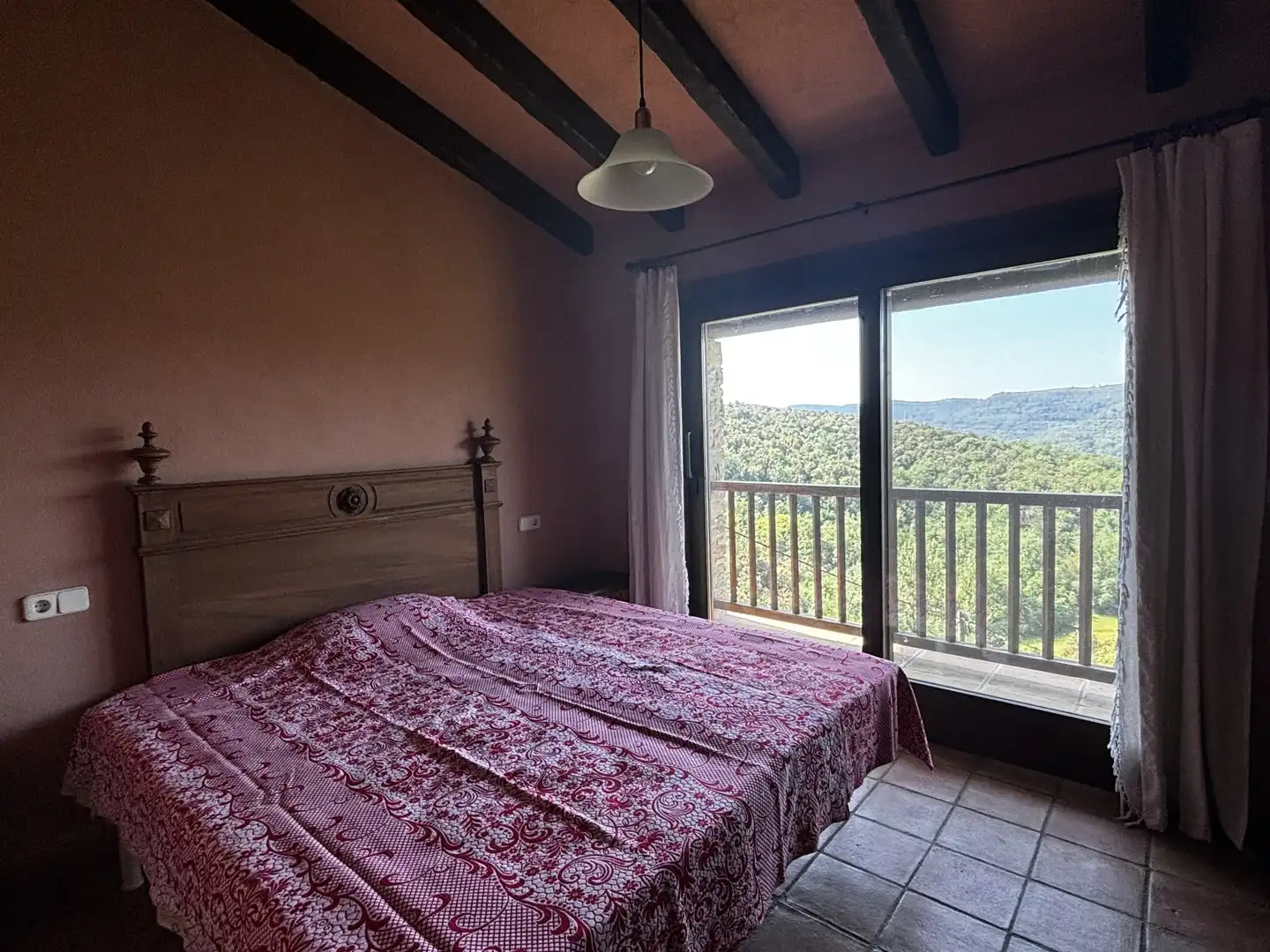 Bedroom of Country homes for sale in Sant Aniol de Finestres  with Terrace and Swimming Pool