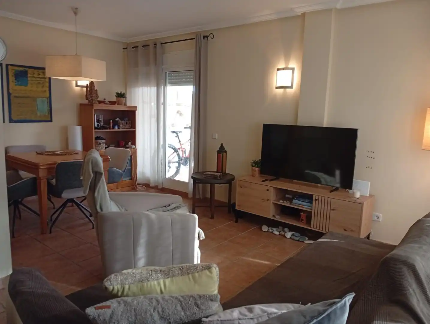 Living room of Apartments for sale in Vera  with Air Conditioner, Private garden and Terrace