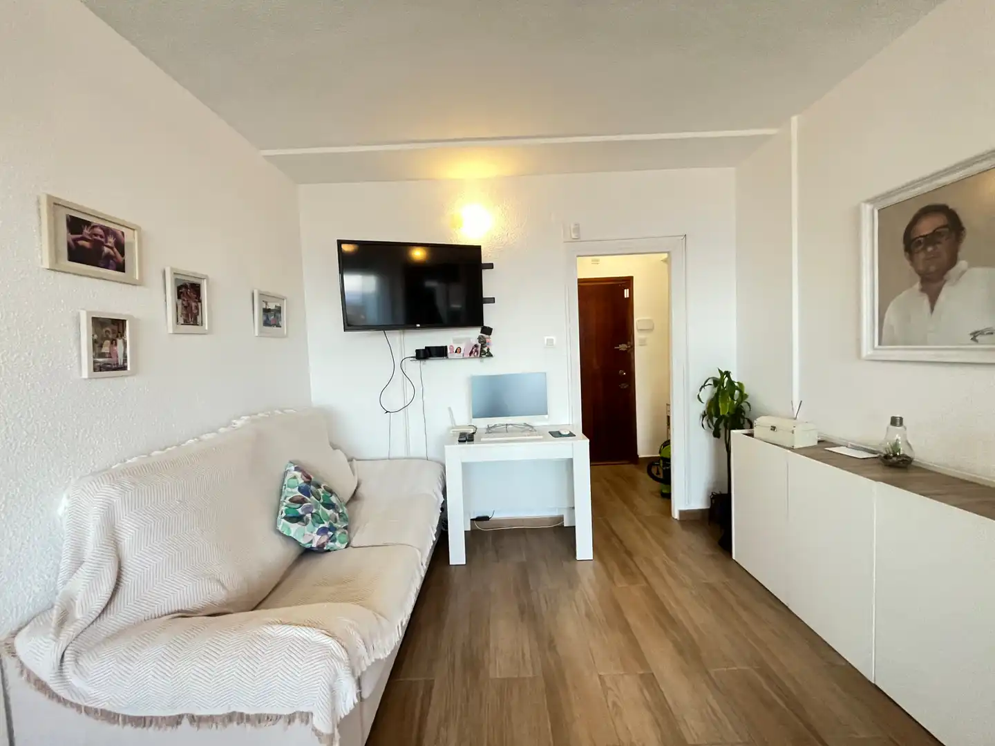 Sala de estar de Piso en venta en Cartagena con Aire acondicionado, Calefacción y Amueblado