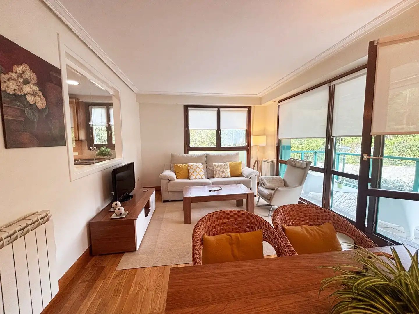 Wohnzimmer von Wohnung zum Verkauf in Hondarribia mit Heizung, Abstellraum und Schwimmbad