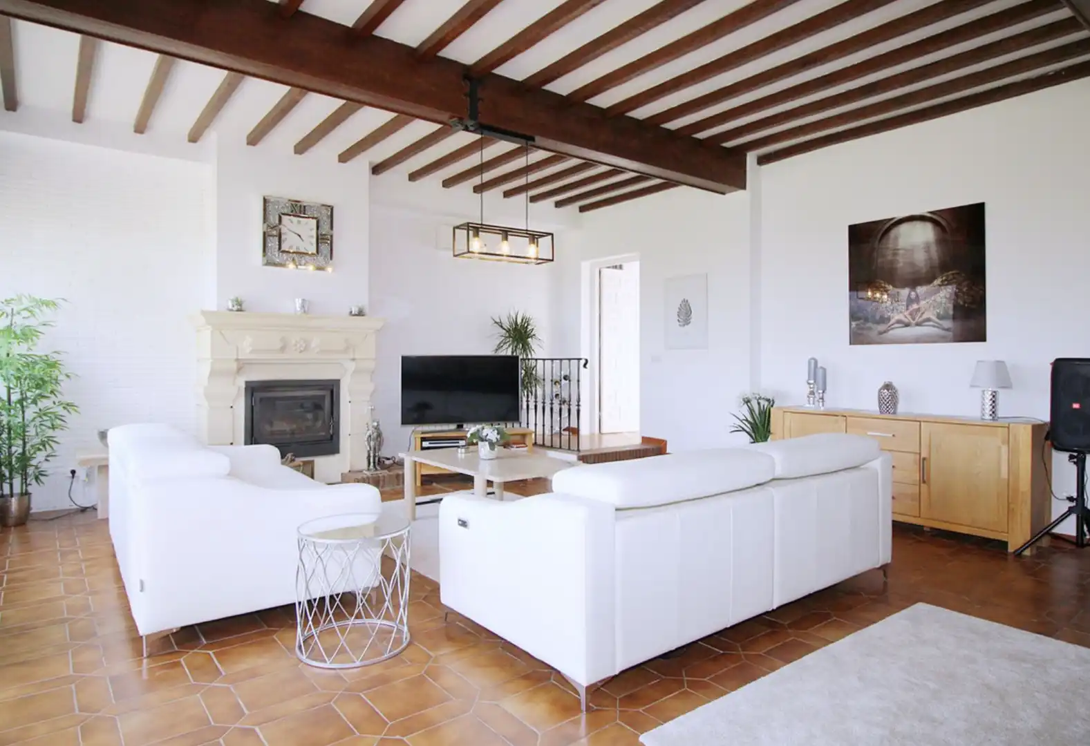 Living room of Houses for sale in Coín  with Air Conditioner, Heating and Private garden
