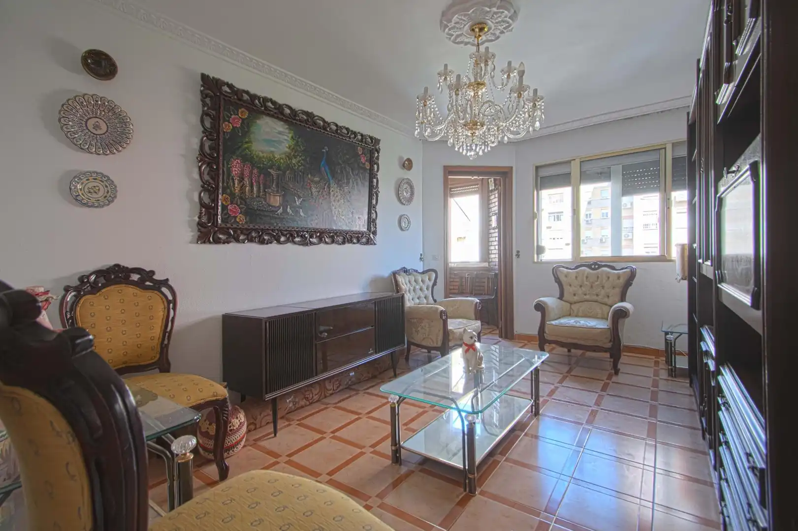 Living room of Flat for sale in Sevilla  with Air Conditioner, Heating and Terrace